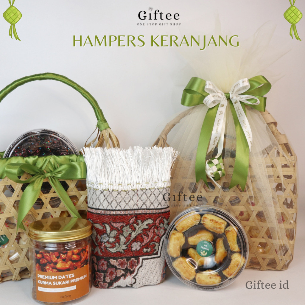 

HAMPERS LEBARAN ARABIAN KERANJANG ISI SAJADAH KUE KERING COOKIES SIRUP TOPLES PREMIUM ENAK TAS ANYAMAN BAMBU ROTAN BINGKISAN IDUL FITRI SOUVENIR LEBARAN KADO LEBARAN PARCEL LEBARAN PARSEL EID MUBARAK RAMADHAN RAMADAN HARI RAYA MURAH BY GIFTEE ID