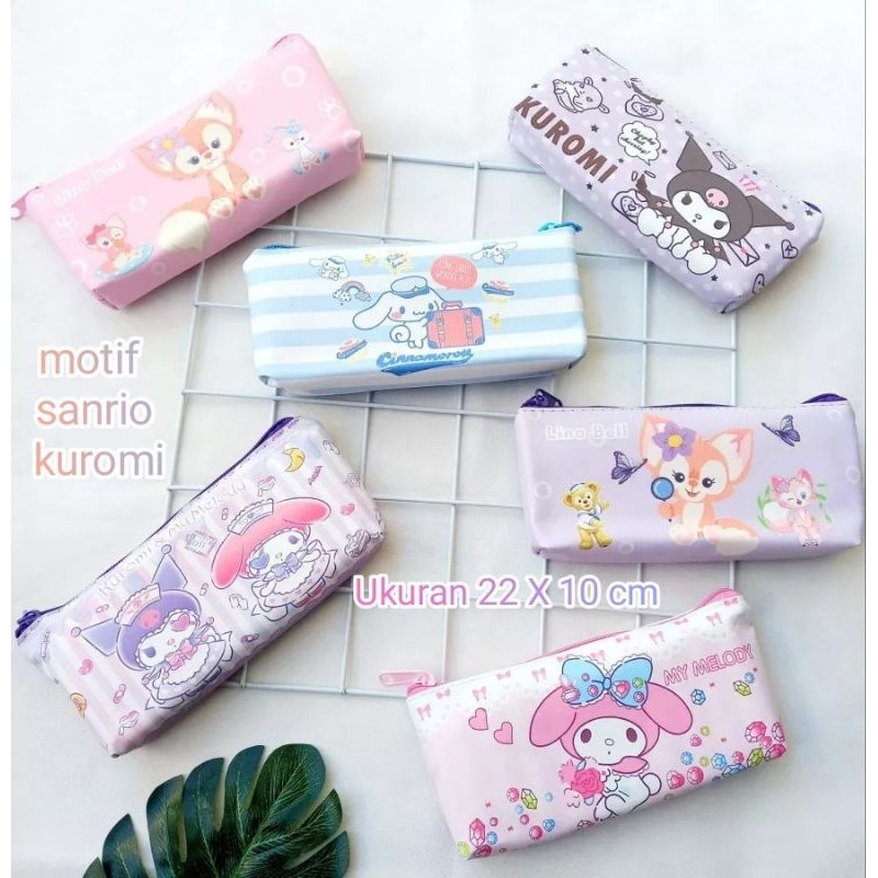 

Simply Happy Beauty - Tempat Pensil / Kotak Pensil Sanrio Kuromi Cinnamorol My Melody / Tempat Alat Tulis, Kosmetik, Dompet Sanrio Serbaguna