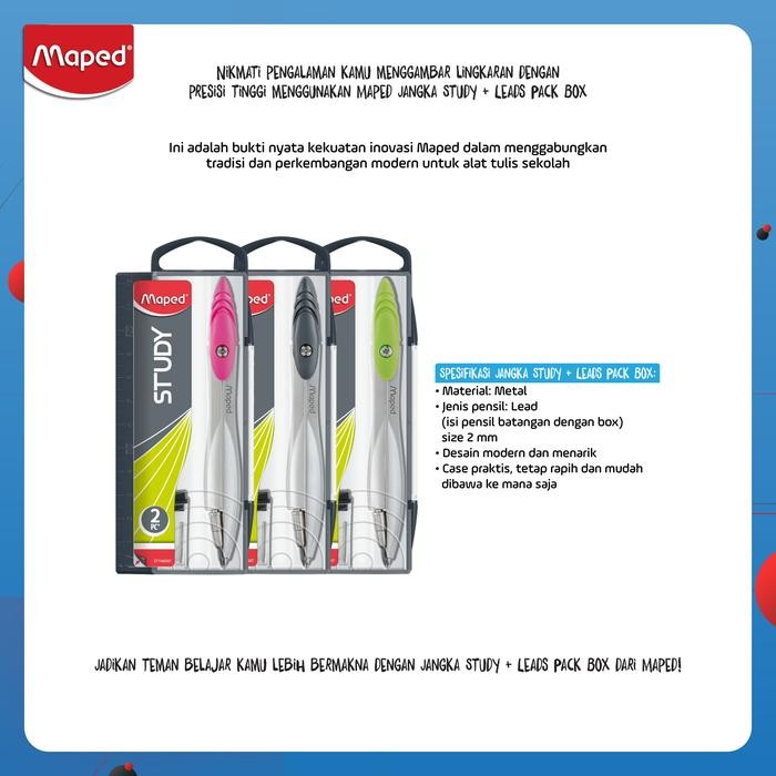 

Maped Jangka Study with Lead - Spesifikasi