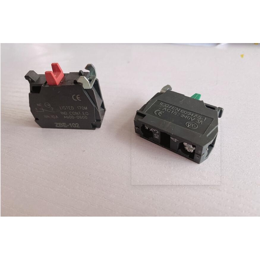 10pcs Button Switch Contact Block ZBE-101 NO / ZBE-102 NC / ZB2-BE101C NO / ZB2-BE102C NC