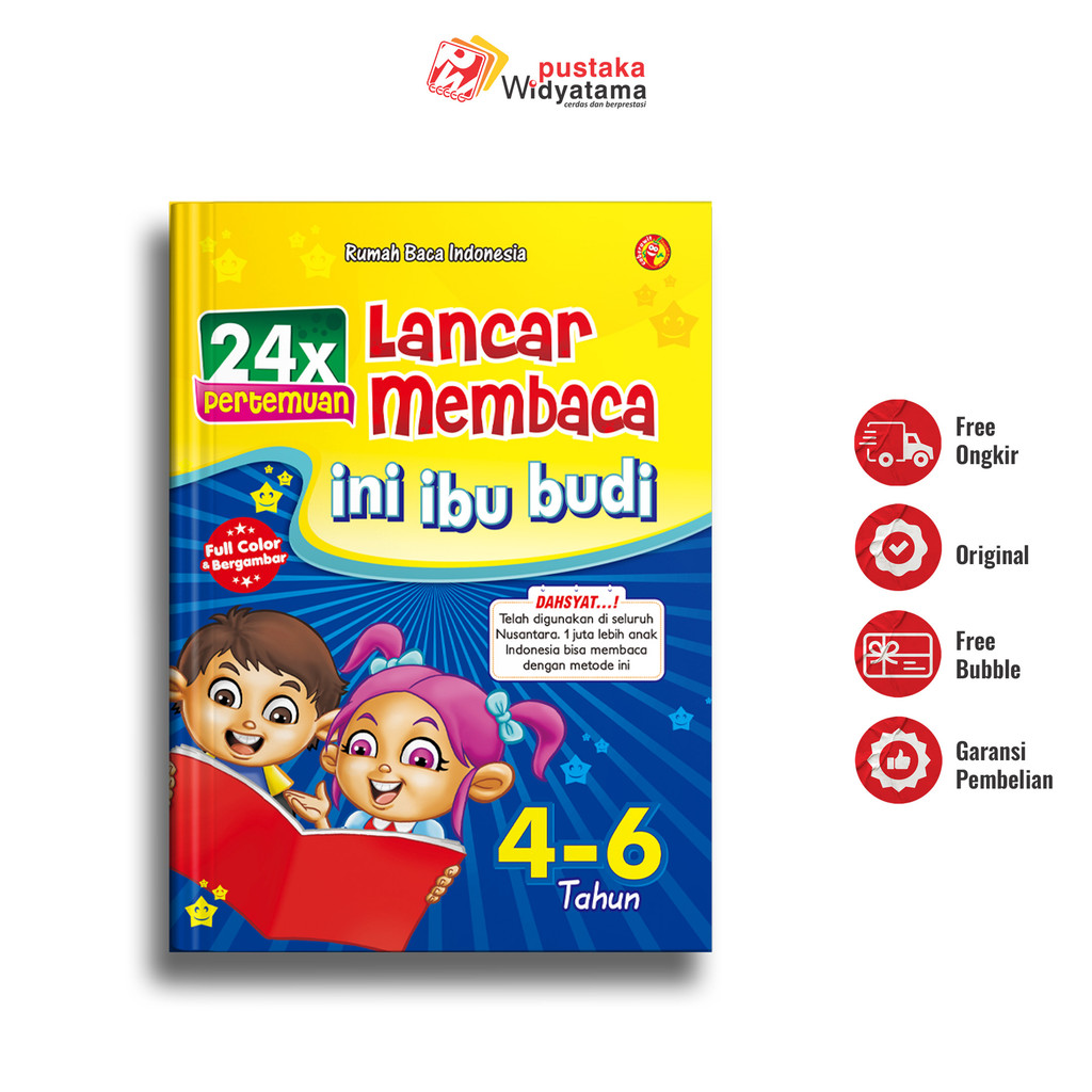 Buku 24x Pertemuan Lancar Membaca Ini Ibu Budi