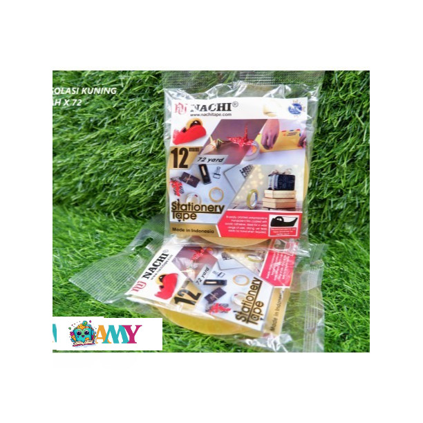 

ISOLASI KUNING 1/2X72 FROM NACHI AMY STASIONARY