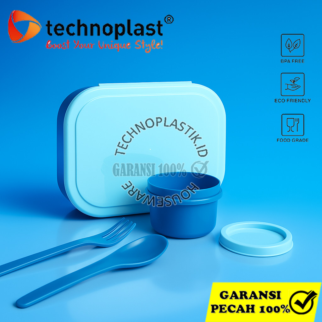 TECHNOPLAST INFINITE Bento Sealware / Kotak Bekal Dengan Wadah Sop Mini