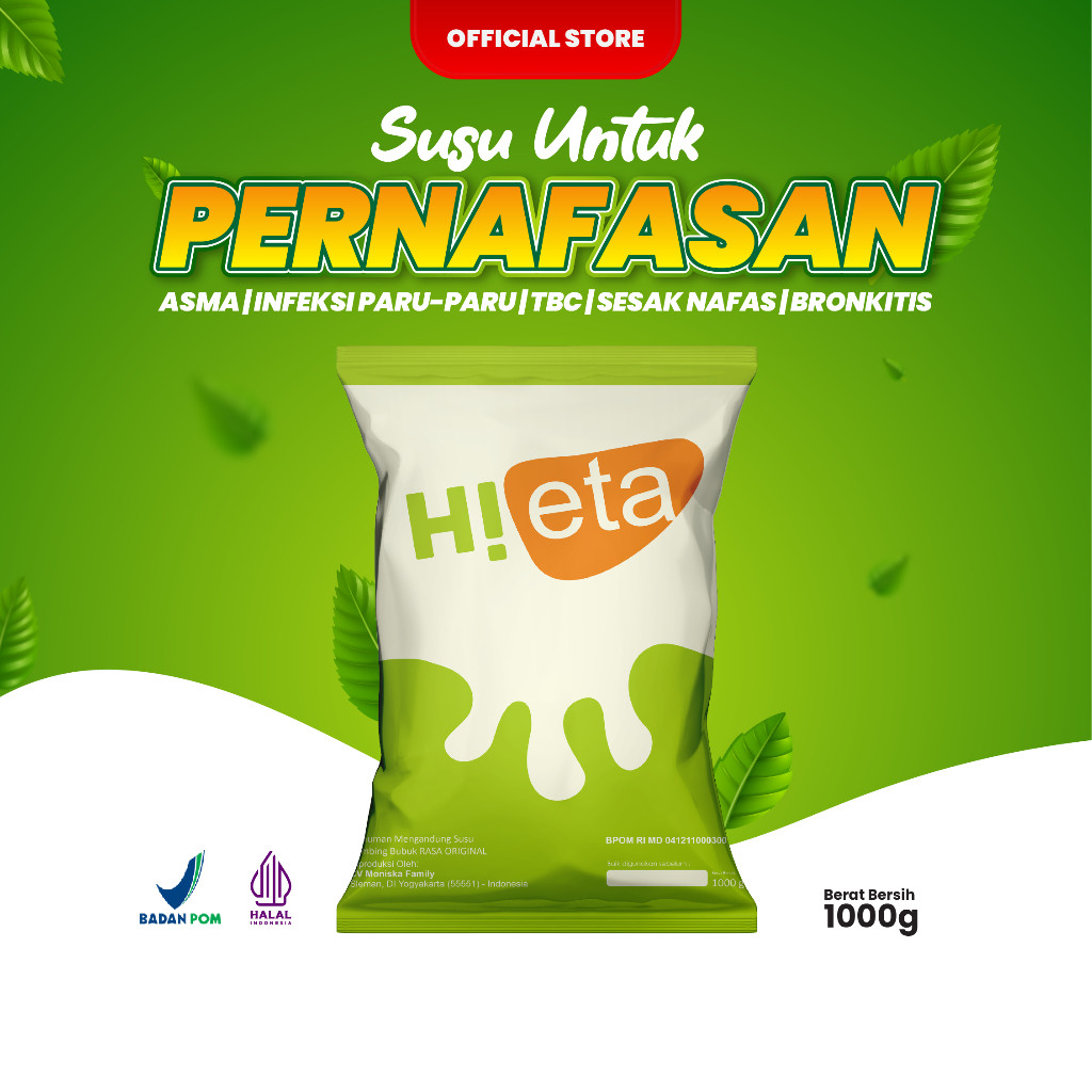 

Susu Kambing Etawa Bubuk 1 Kg Original Atasi Asma, Infeksi Paru, TBC dan masalah Pernapasan lainnya new