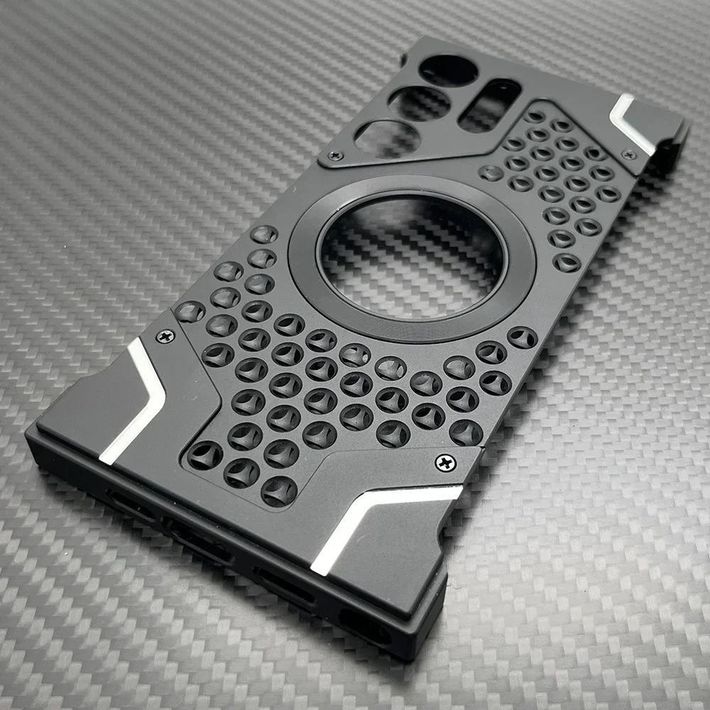 Samsung S23 Ultra - Livesafer Frameless Anti Heat Alumunium Case