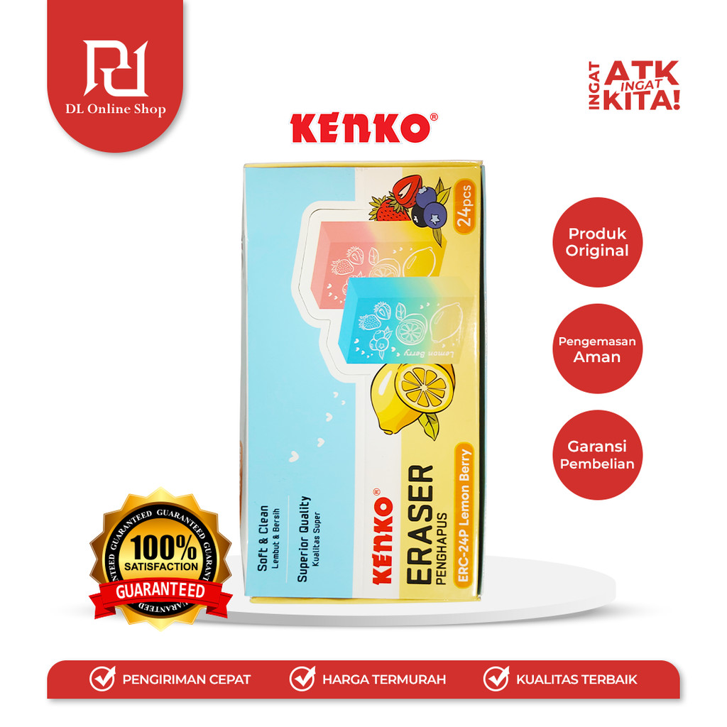 

KENKO PENGHAPUS/ ERASER ERC-24P LEMON BERRY (1PC)