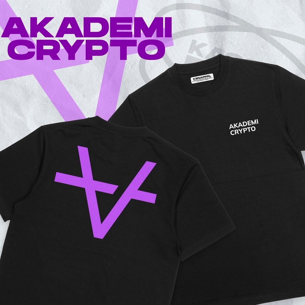 Kaos Crypto "Akademi Crypto" - Kaos Timothy Ronald/Kaos Bitcoin/Kaosan Apparel/Akademy Crypto