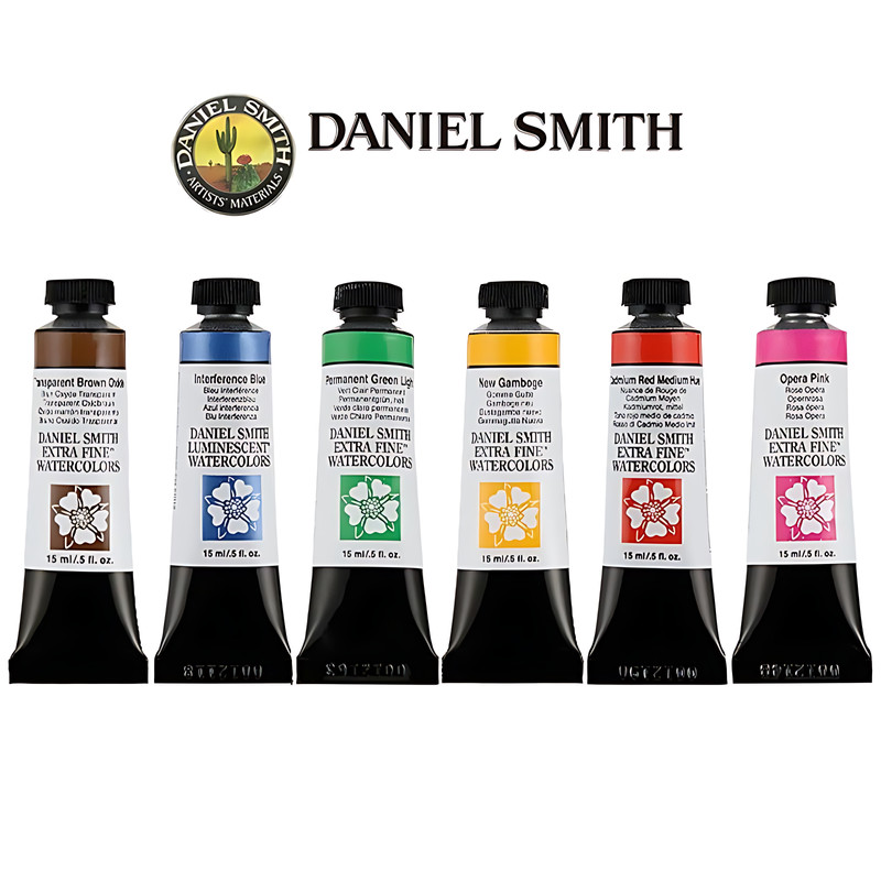 

American Daniel Smith Watercolor Paint Natural Mineral Ultra-Fine 15ml Paint Tube Acuarelas Painting Artist Painting Supplies