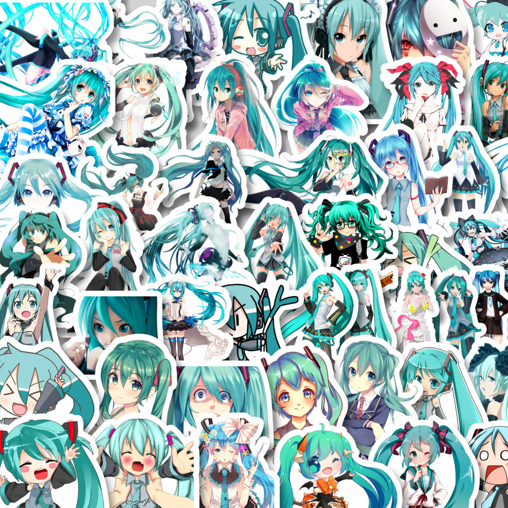 

Stiker Cutting Pack Stiker Music Series Hatsune Miku Mix 3 Isi 100Pcs Series Aesthetic Lucu Keren Untuk Koper Bahan Vynil