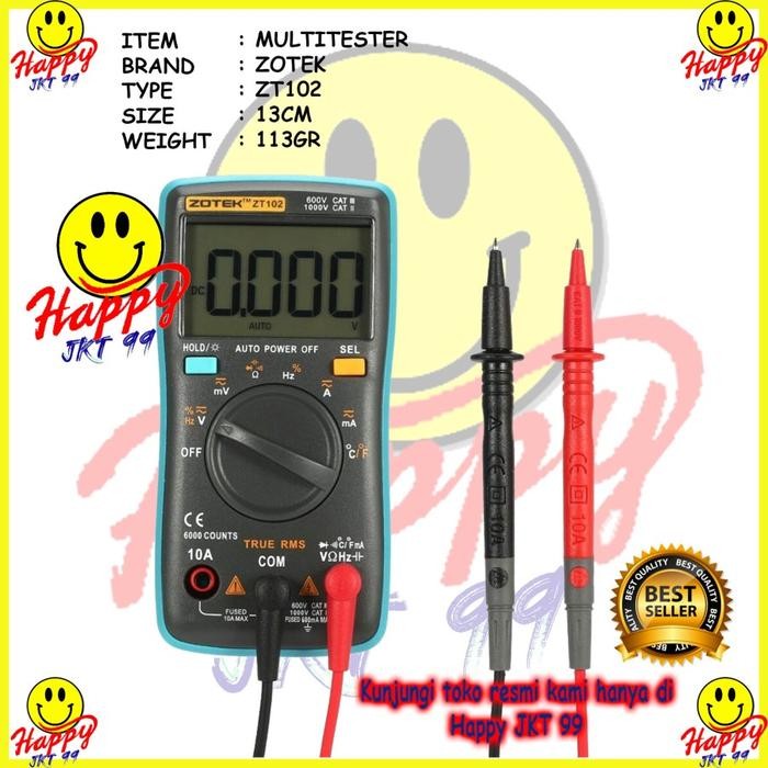 Top Tools ZOTEK VC17B MULTITESTER VC 17B VC17 17B+ VC17B+ - ZOTEK ZT102