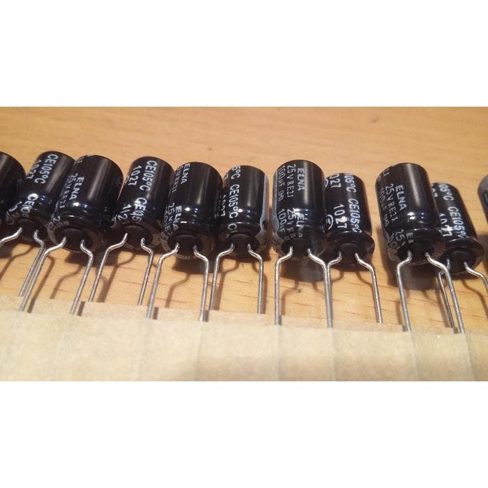 Part Elko Elco 100uf/25v 100uf 25v Elna
