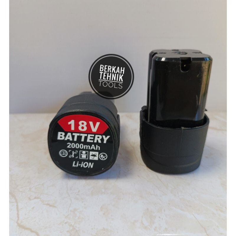 GILISHOP BATERAI BOR CORDLESS 18V/BATERAI BOR TANGAN 18V
