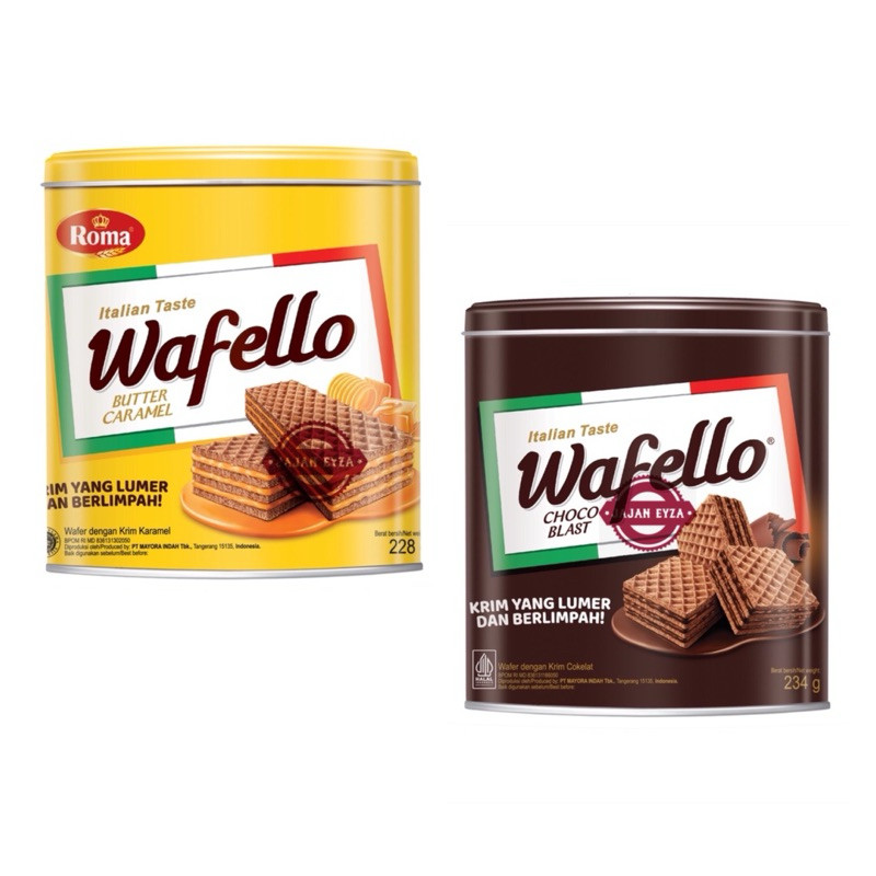 mayora wafer wafello kaleng edisi lebaran wafelo wafer lebaran