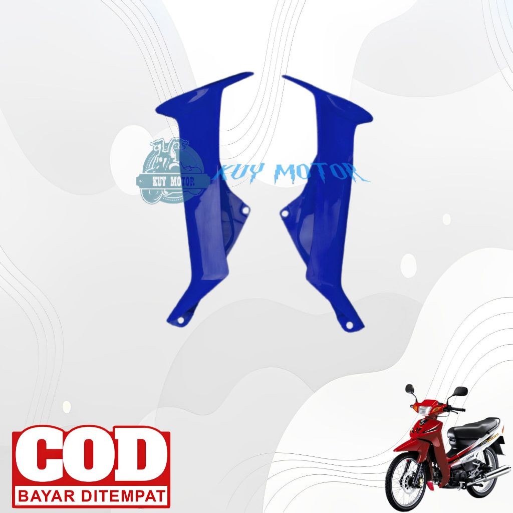 Sayap Luar Motor yamaha Vega r lama Tahun 2003 2004 2005 2006 Warna Biru