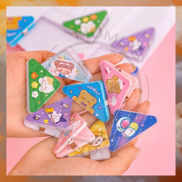 

MUMUSLAND Clip KLIP Kertas Anak /Penjepit Sudut Kertas/Klip Segitiga / BINDER PAPER CLIP S-AT033
