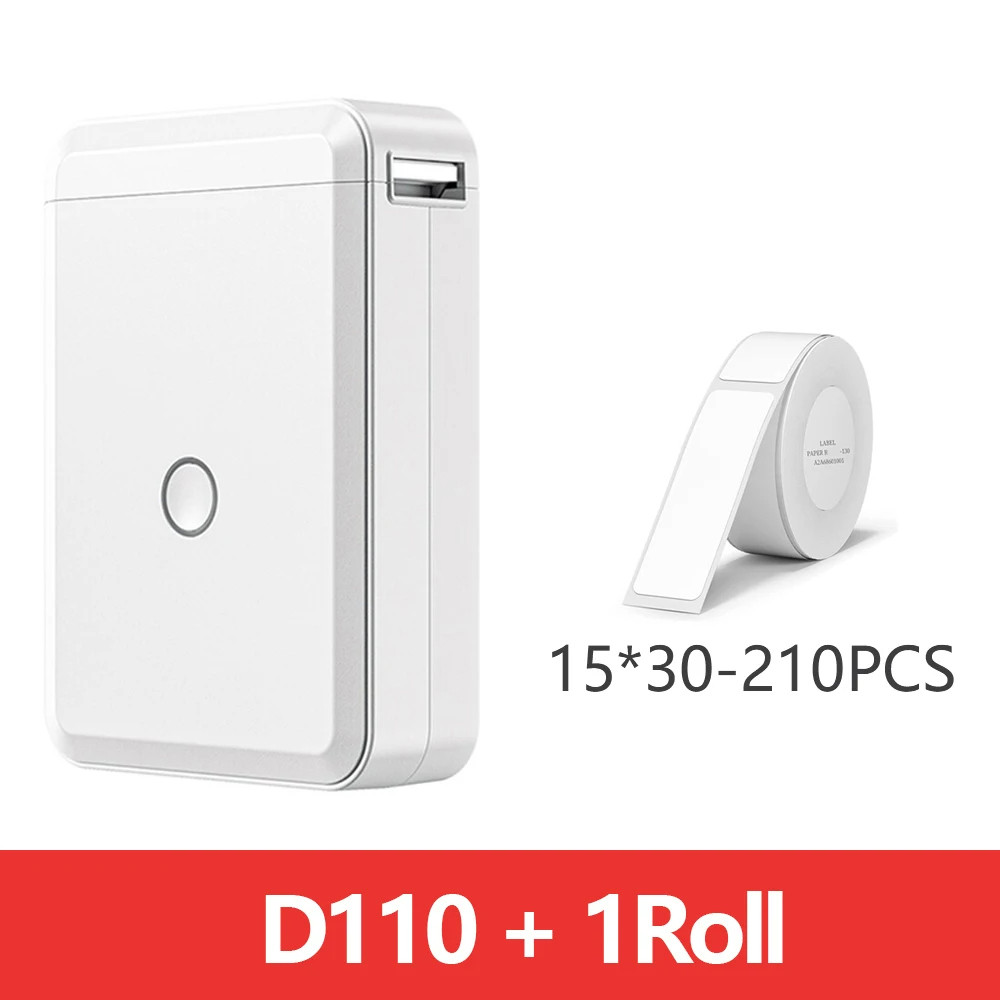 

Niimbot D110 Portable Mini Printer Thermal Adhesive Sticker Label Printer Inkless Pocket Label Maker UV Printer For Mobile Label