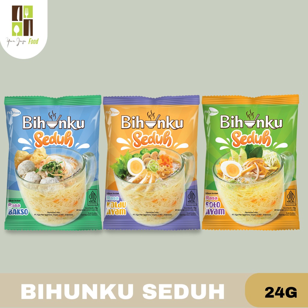 

Bihunku Seduh 26g - 1PC / Bihun Seduh / Bihun Instan Rasa Soto Ayam / Kaldu Ayam / Bakso
