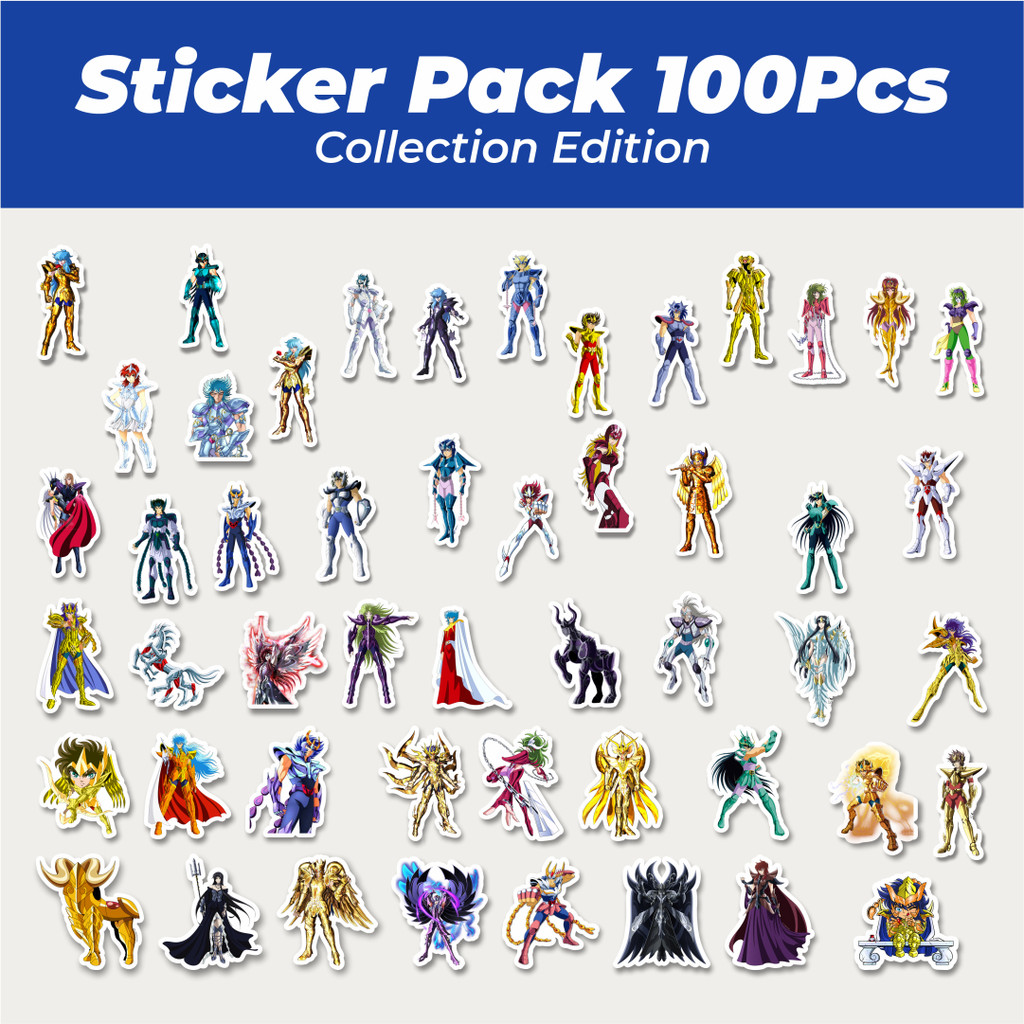 

Hot Stiker Anime Saint Seiya Character Mix 3 Lucu Anti Air Stikers Berperekat Waterproof Sticker Decal Buat Motor Helm Buku Journal Koper Casing HP Laptop Botol Minum