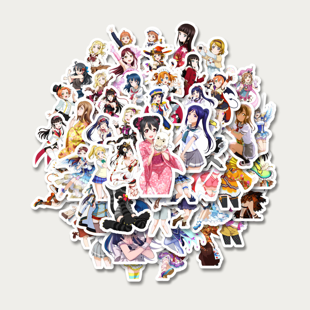 

Sticker Pack Stiker Anime Series Love Live Character Mix 3 | Sticker TUMBLR | Stiker LAPTOP KOPER HELM