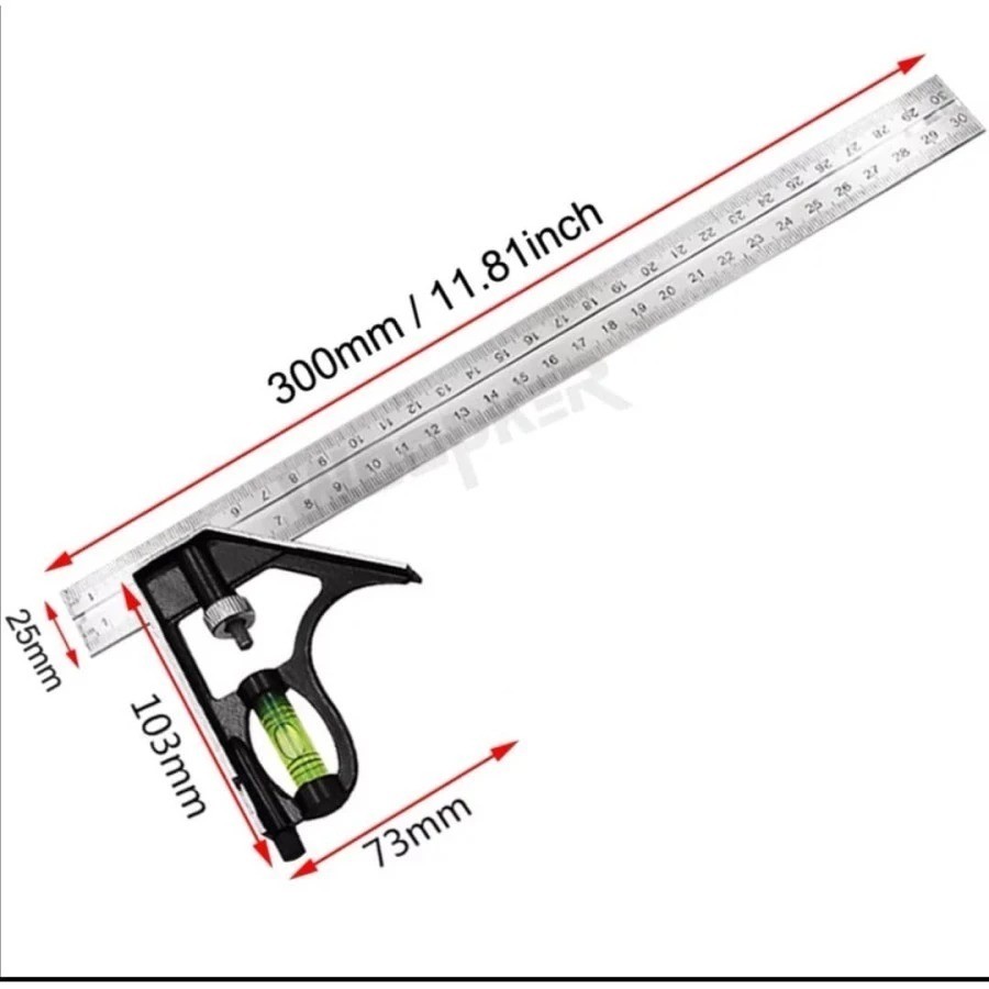 

Penggaris Siku L Tukang Waterpas