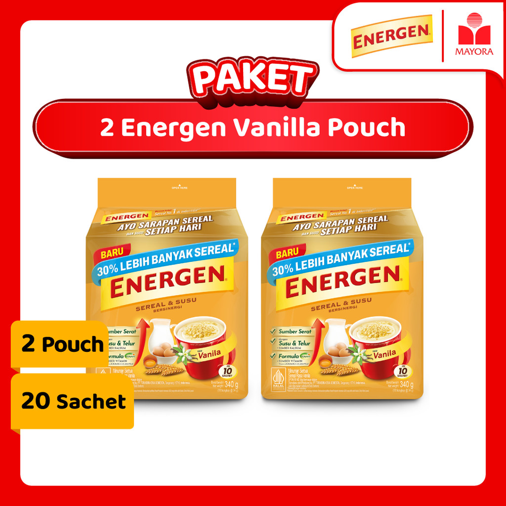 

Paket 2 Energen Vanilla Pouch