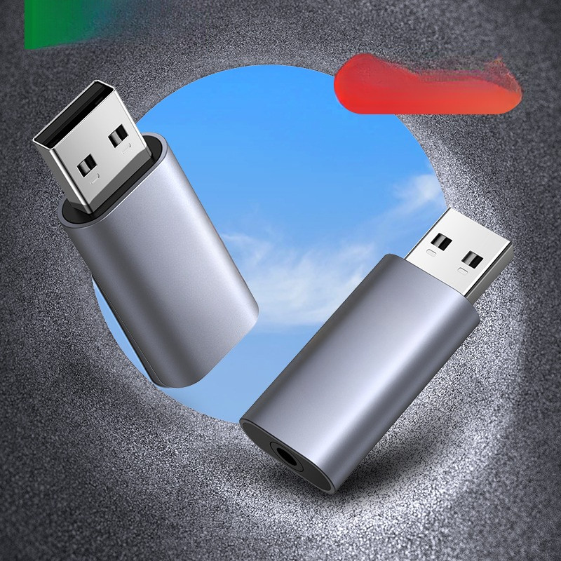 UGREEN USB Sound Card Audio Interface USB Sound Card for Laptop PC PS4 Earphone Microphone Audio Car