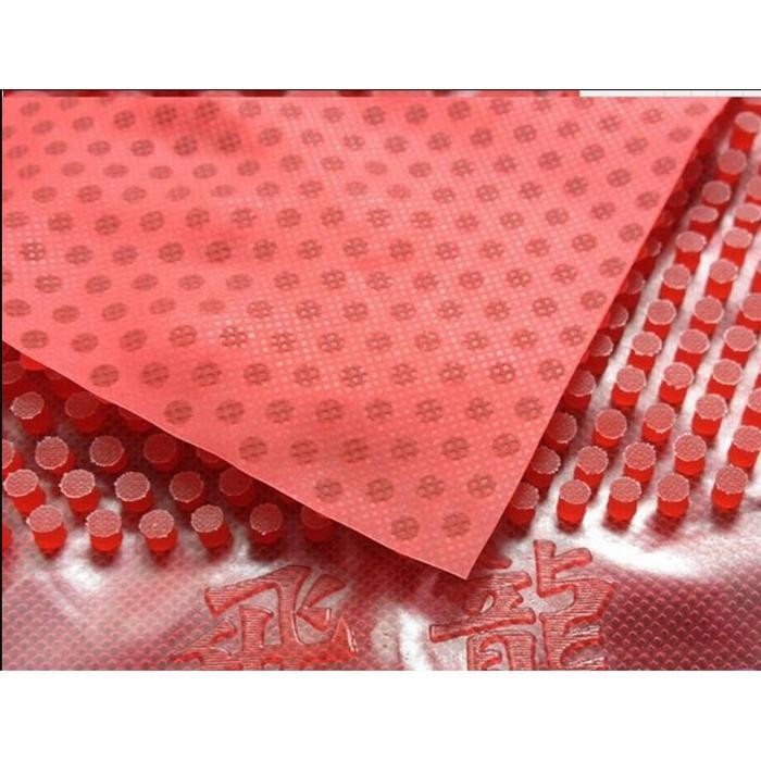 Fei Lung Bintik Panjang Proses Tenis Meja Fei Long OX - Hitam