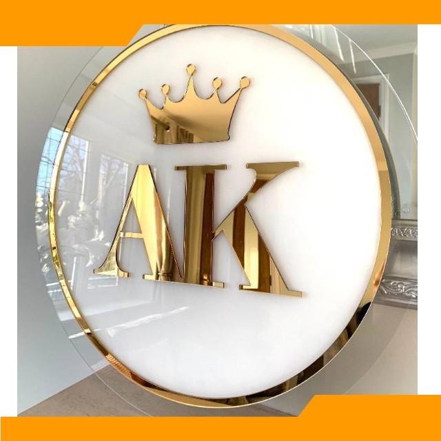 CUSTOM PAPAN LOGO BISNIS AKRILIK/ PAPAN LOGO USAHA/ PAPAN LOGO PERUSAHAAN