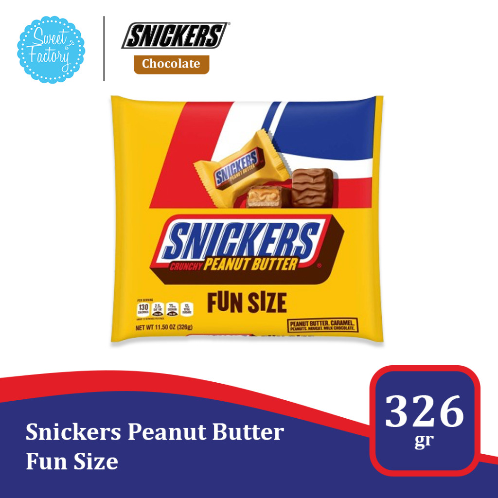 

Snickers Peanut Butter Squared 11.5 oz - Makanan Impor USA
