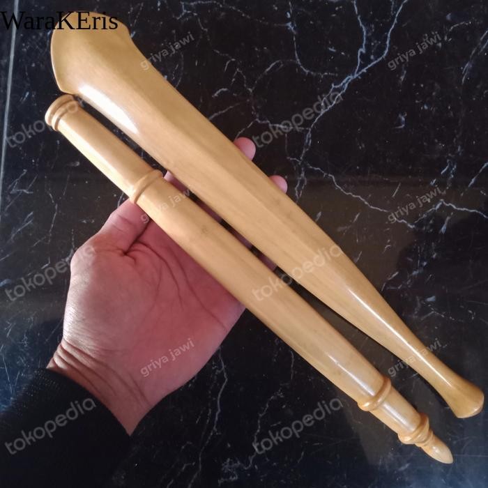 Warangka Landeyan Tombak Kayu Cendana Jawa WR8