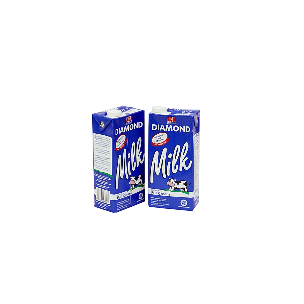 

KARTONAN - SUSU FULL CREAM DIAMOND 1L (ISI 12PCS)