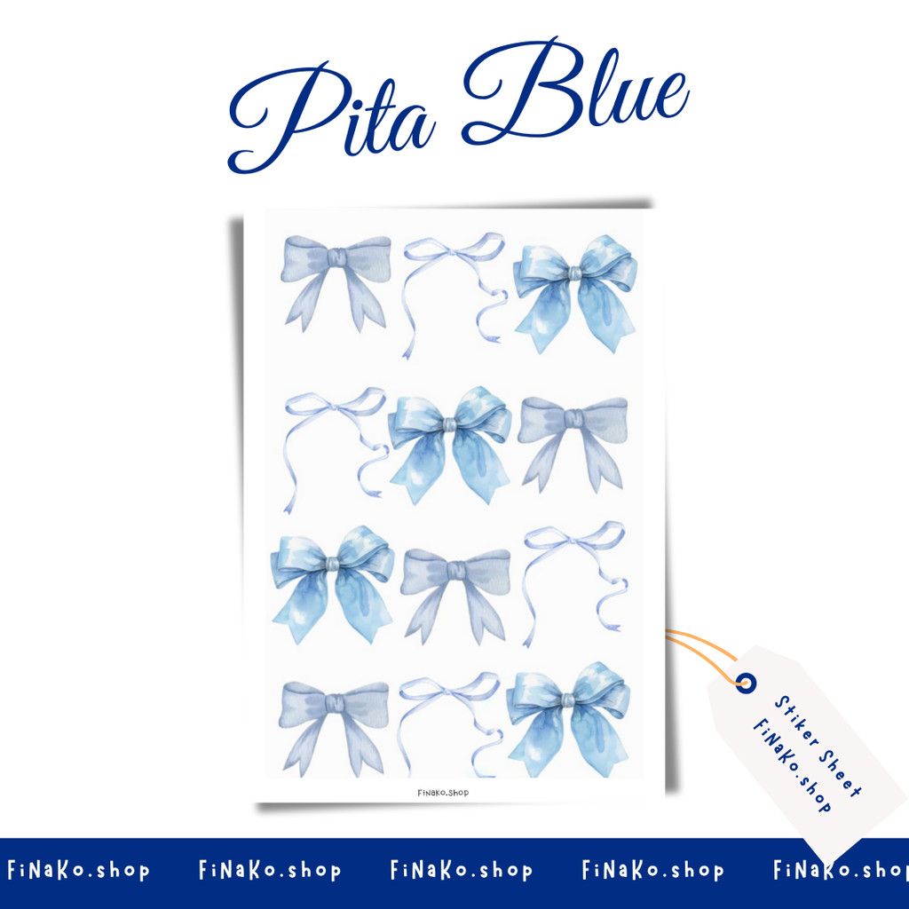 

Stiker Sheet Pita Blue Aesthetic Ins Korea Untuk Dekorasi Scrapbook, Sticker Journaling, Phonecase, Headphone, Stiker Lucu