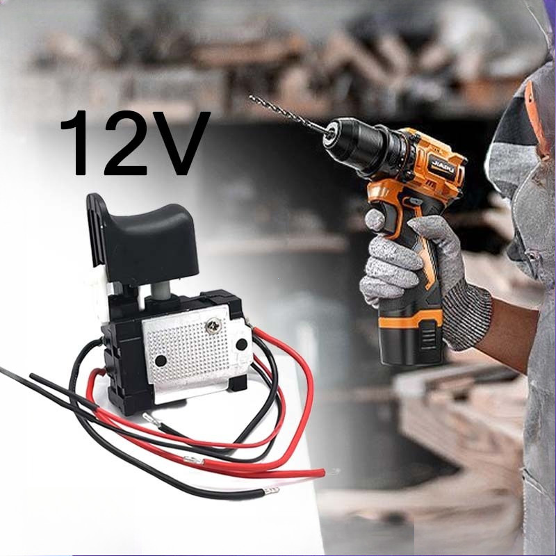 12V - 18V- 24V Switch Control Dc Bor Baterai Saklar Mesin Bor Baterai Dc Cordless Trigger Switch Bor