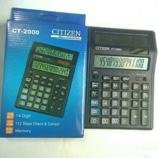 

⌞ Limited Stok⌝ - Terlaris kalkulator citizen CT 512, CT 555, CT 812, CT 2000, ROYAL 6614 - CITIZEN CT-2000