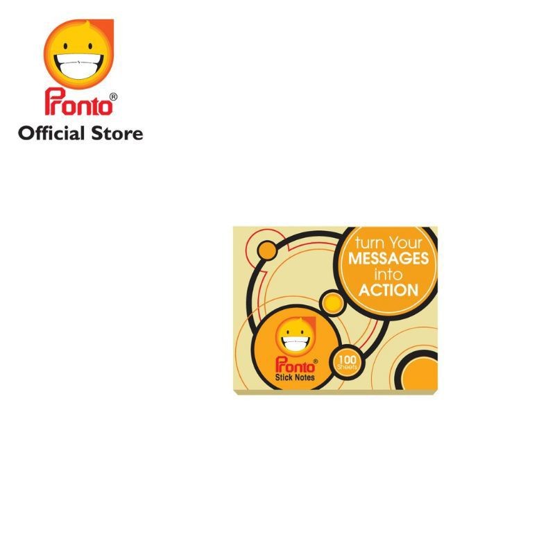 

Memo stick/stiky note/pos-it pronto 653 kuning ( 1pcs )