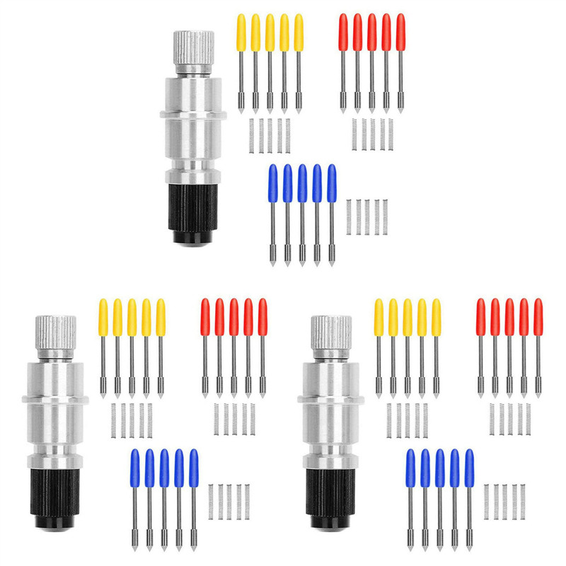 

ABPR-90 Pcs 30/45/60 Degree Blade Vinyl Cutter Plotter Cutting Blades For CB09 CB09U Graphtec With Blade Holder Base
