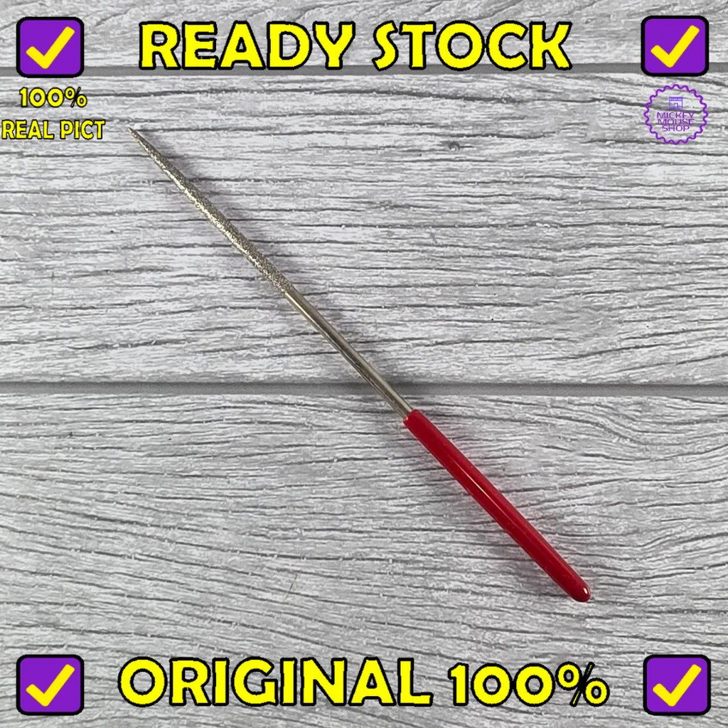 MAXCHEER MU1961-2 Diamond Files Round Gitar Nut Slotting Saddle Kikir Berlian Fret Crowning Fret Lev