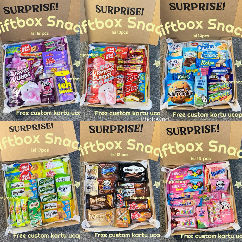 

HAMPERS SNACK JUMBO GIFTBOX SNACK KADO VALENTINE ULANG TAHUN HAMPERS MURAH