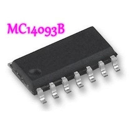MC14093B Quad 2-Input “NAND" Schmitt Trigger