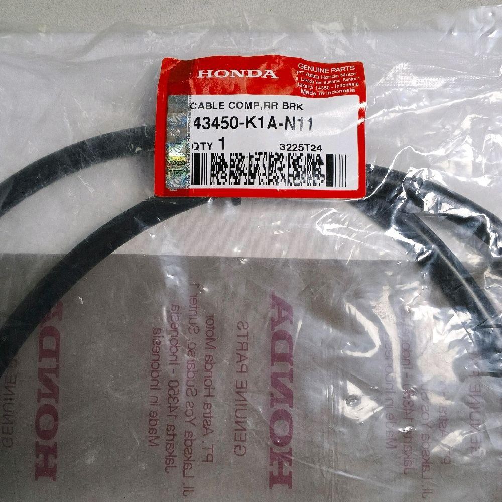 Kabel Rem Belakang Honda BeAT K1A 43450K1AN11