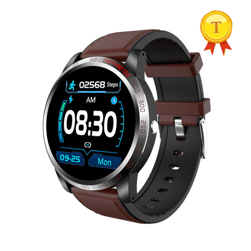 ECG+PPG Smartwatch Bluetooth Smart watch automatic monitoring blood pressure ECG HRV report Smart Sp