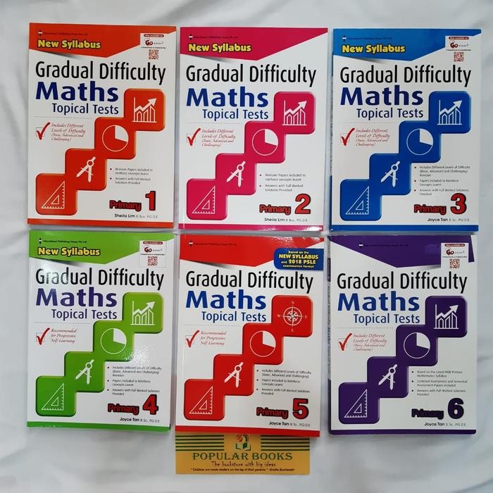 

Gradual Difficulty Maths Topical Tests - Primary 1