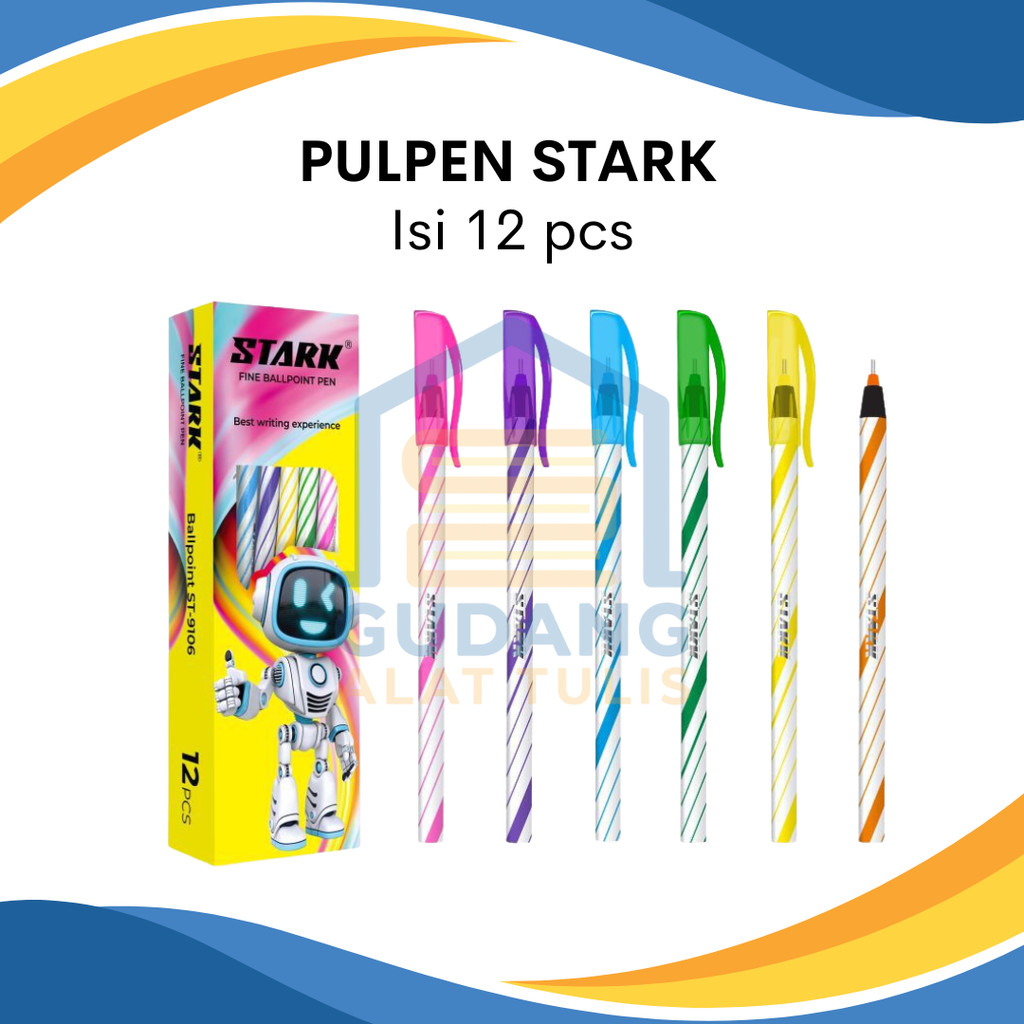 

ATK MEDAN GROSIR PULPEN LILIN STARK MURAH ISI 12 PCS