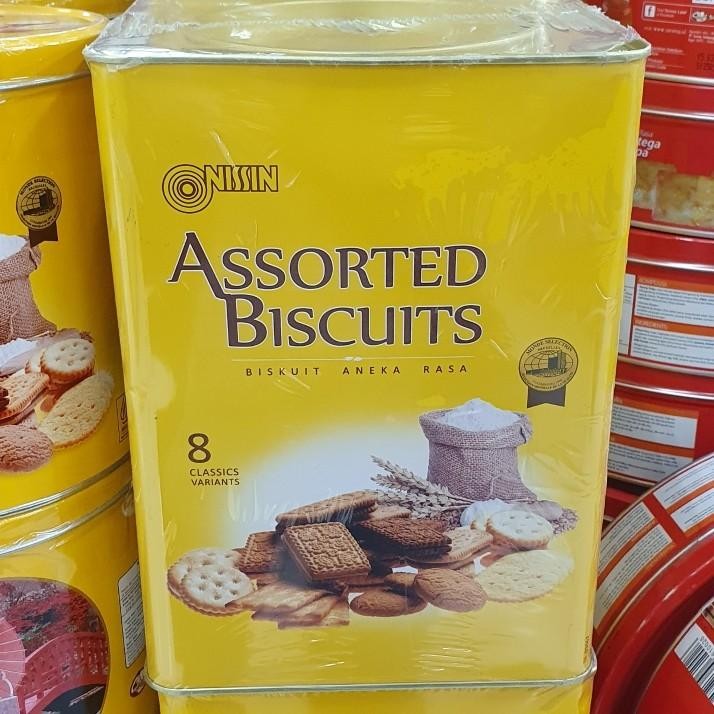 

Nissin Assorted Biscuit Kaleng Biskuit Dengan 8 Varian Rasa Ukuran 1000gr / 700gr