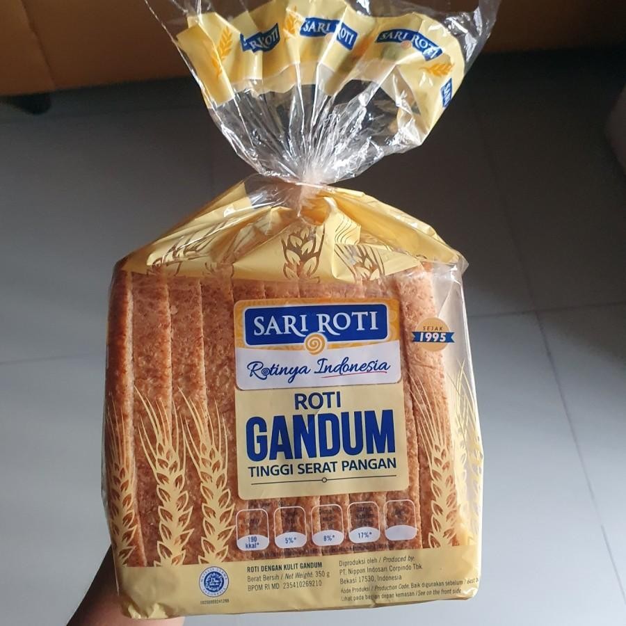 Sari Roti Tawar Gandum Roti Gandum Isi 10
