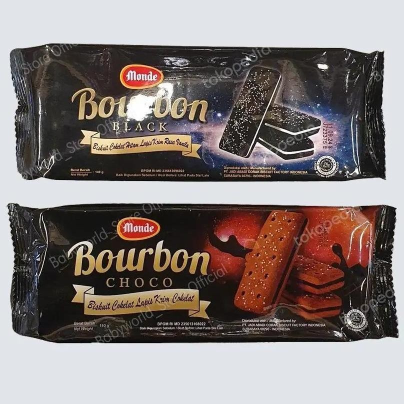 

Monde Bourbon Biskuit Coklat Lapis Krim Rasa Vanilla / Coklat 140gr