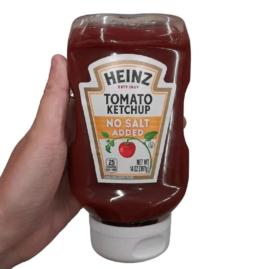 

Heinz Tomato Ketchup No Salt Added Saus Tomat Import 397gr