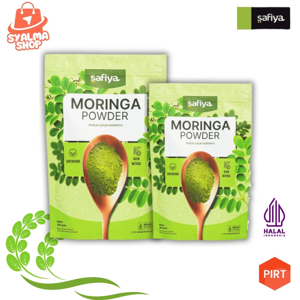 

Safiya Daun Kelor Moringa Bubuk Anti Oksidan Sumber Mineral Anti Penuaan Dini