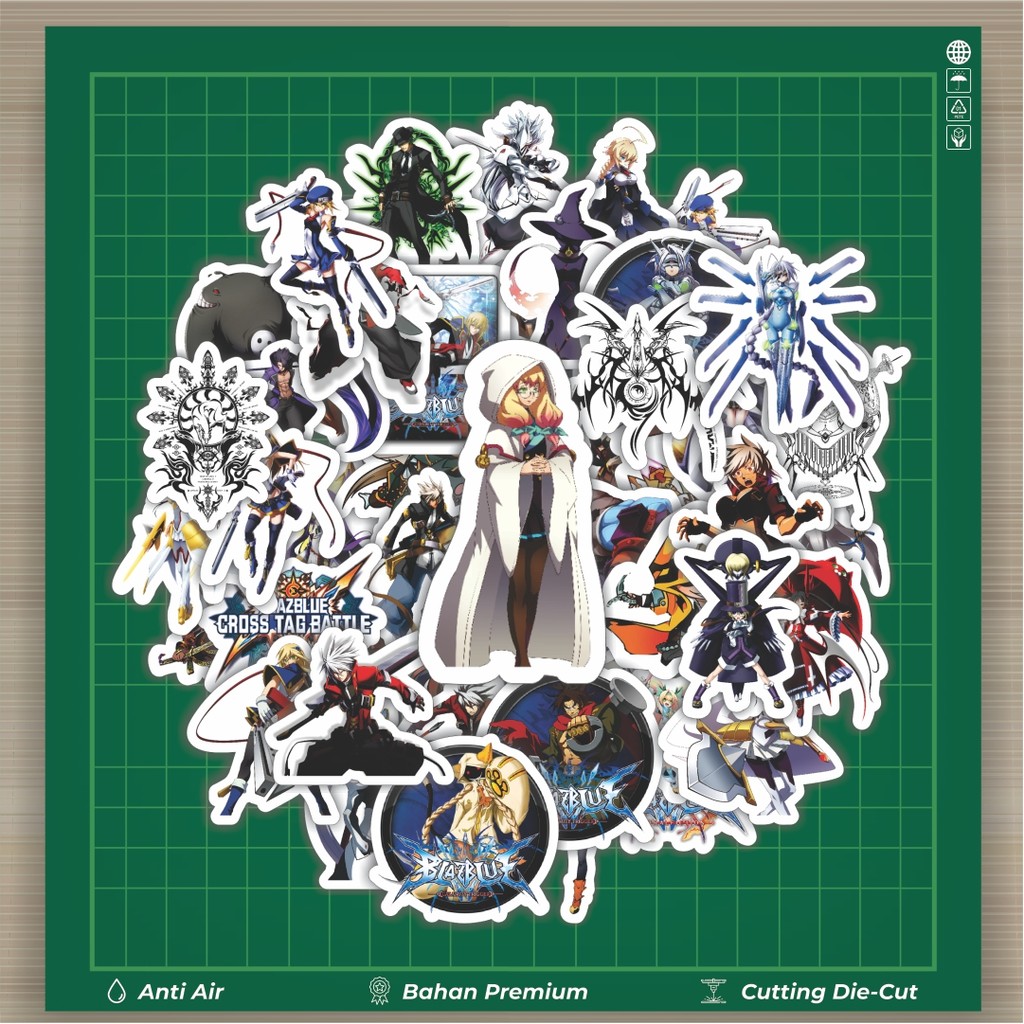 

HOT 50 PCS STIKER Stiker Game Series Blaz Blue Karakter Mix 3 Stiker Fashion Cars Decal Dingin Kartu Album Custom Vinyl Anti Air- Sticker Aesthetic Buku Journal Koper Casing HP Tablet Laptop Helm Motor Botol Minum