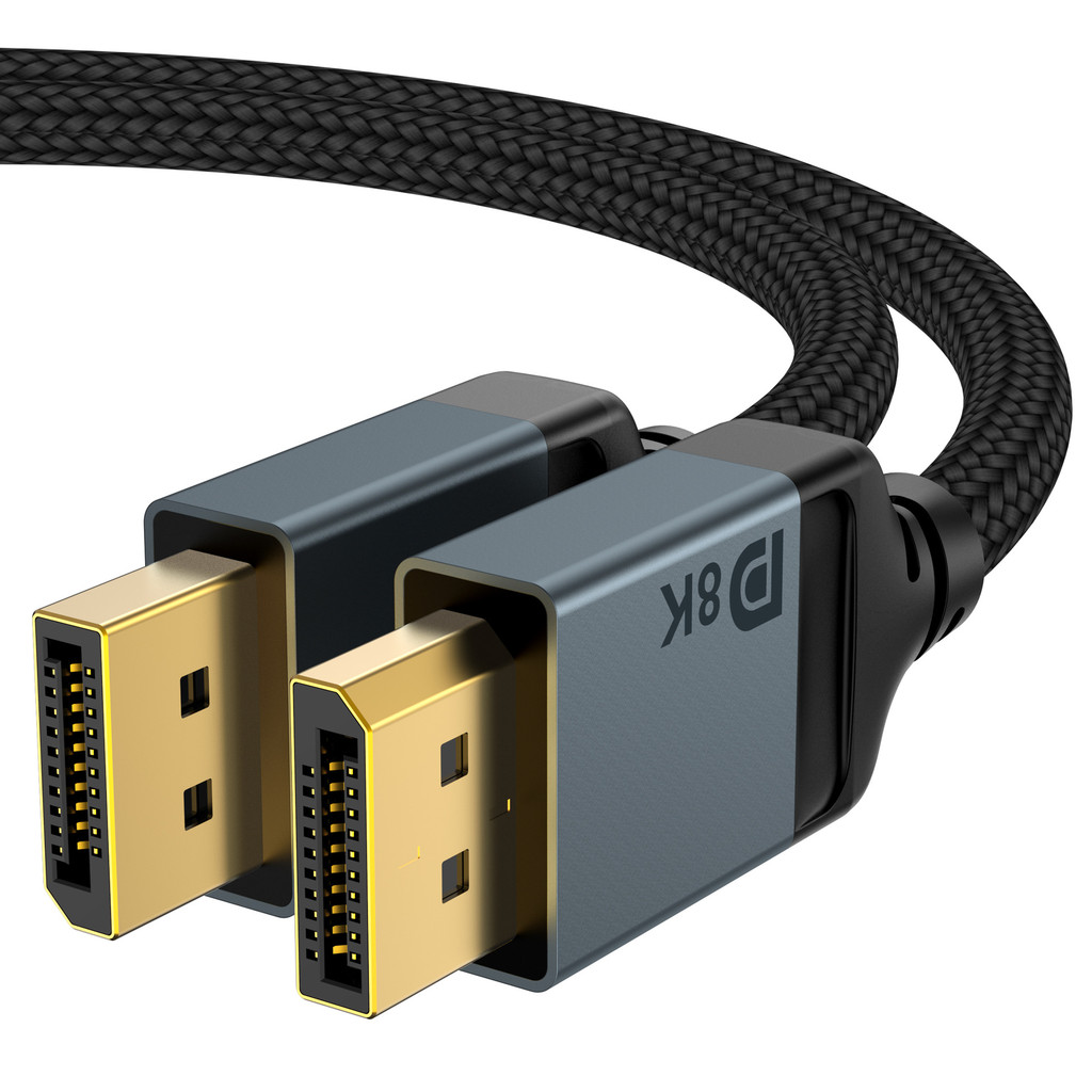 8K DisplayPort Cable 1.4,DP Cable 8K@60Hz,4K@144Hz,2K@240Hz,High Refresh Rate 240Hz for Gaming Monit